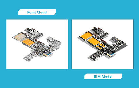 100,000 Sq.Ft. of Point Cloud to BIM Conversion.